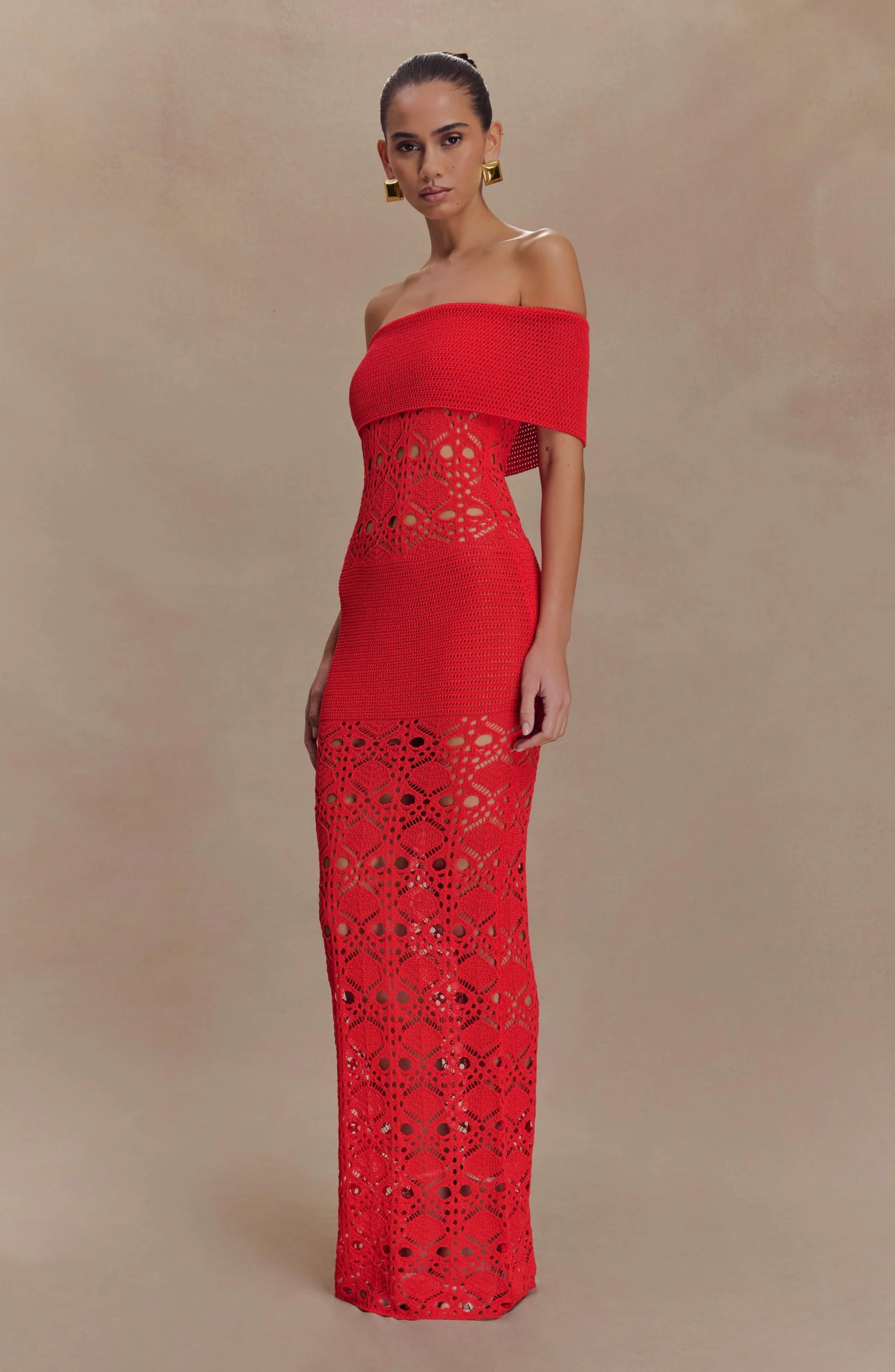 Mykonos Ivory Gown Maxi Dress
