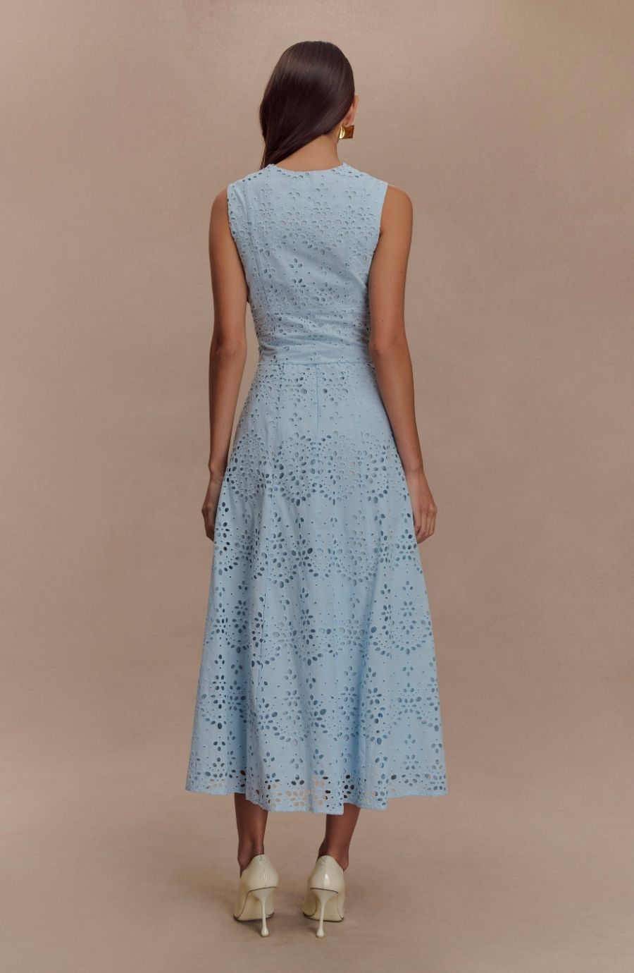 Arla Broderie Midi Skirt