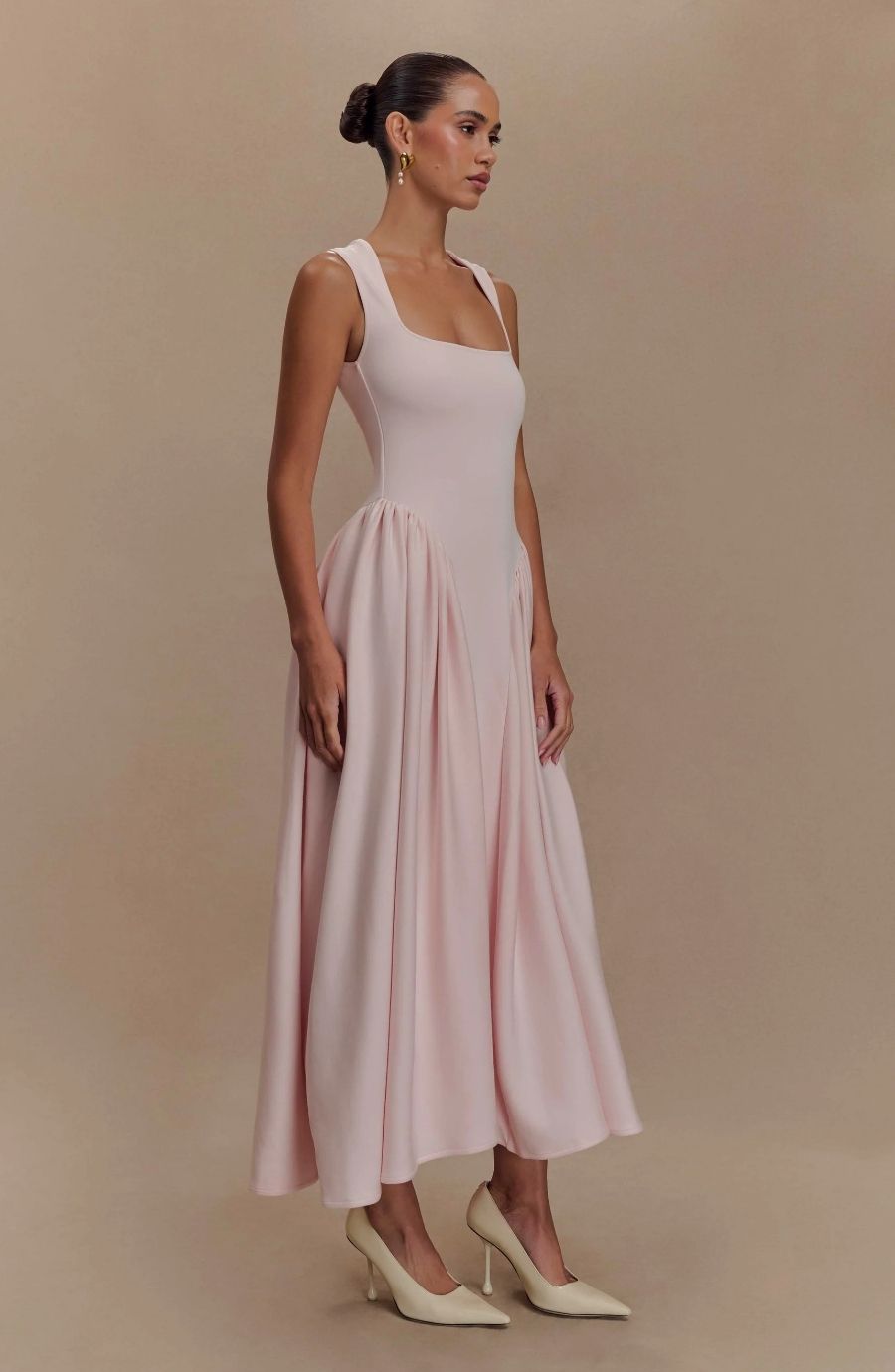 Sharon Scuba Jersey Midi Dress