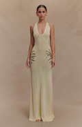 Capri Sea Gown Maxi Dress