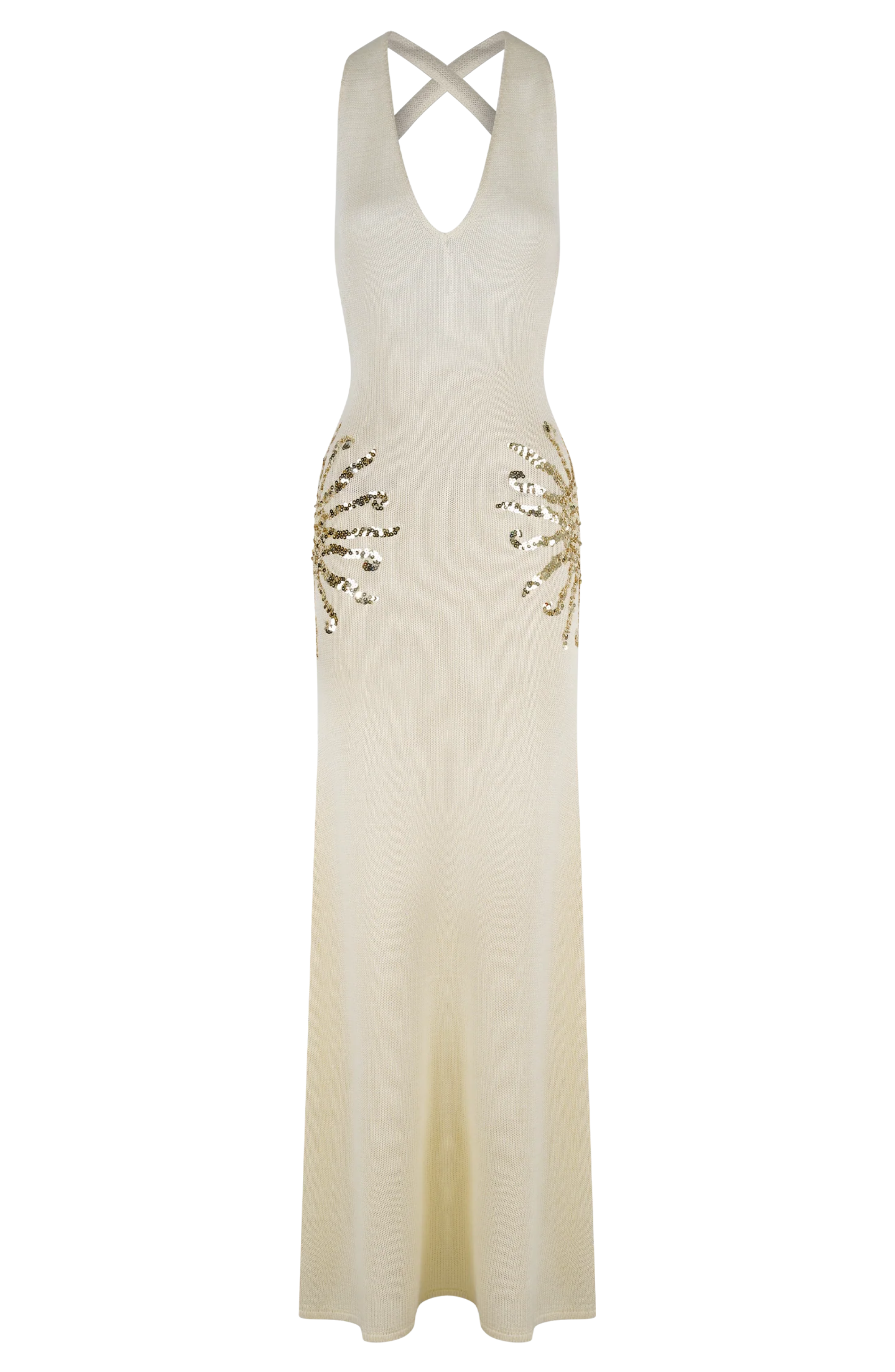 Capri Sea Gown Maxi Dress