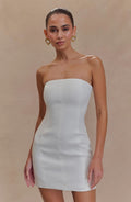 Muse Strapless Sculpted Bodycon Mini Dress