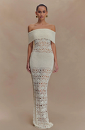 Mykonos Ivory Gown Maxi Dress