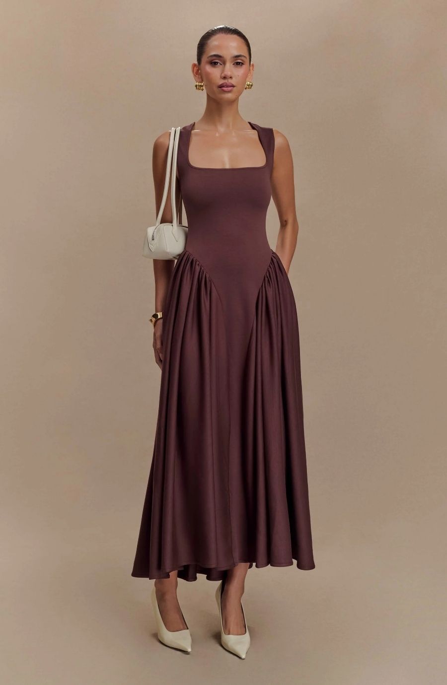 Sharon Scuba Jersey Midi Dress