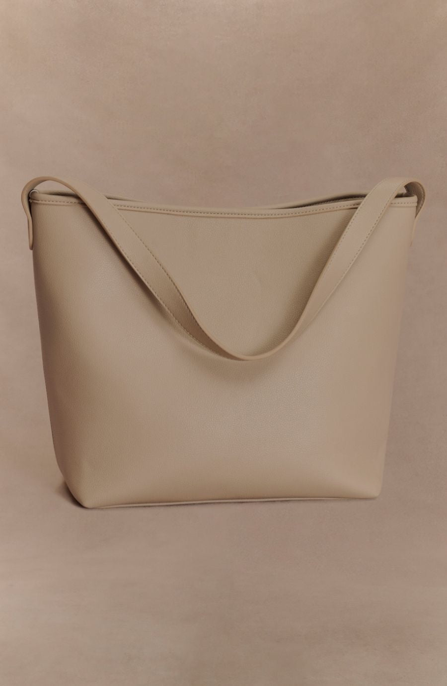 Winnie Relaxed Faux Leather Tote Bag