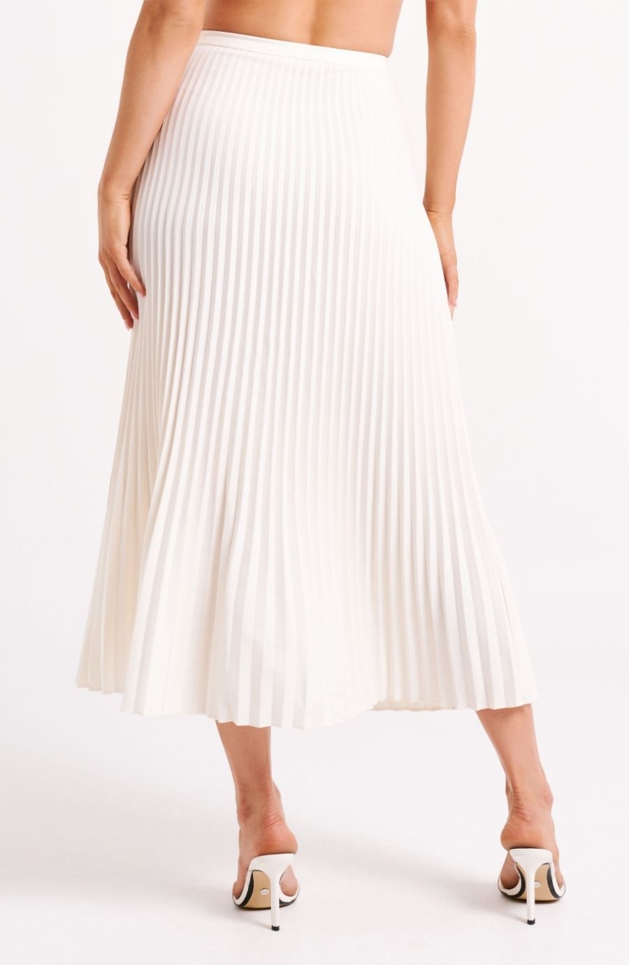 Twyla Pleated Suiting Maxi Skirt