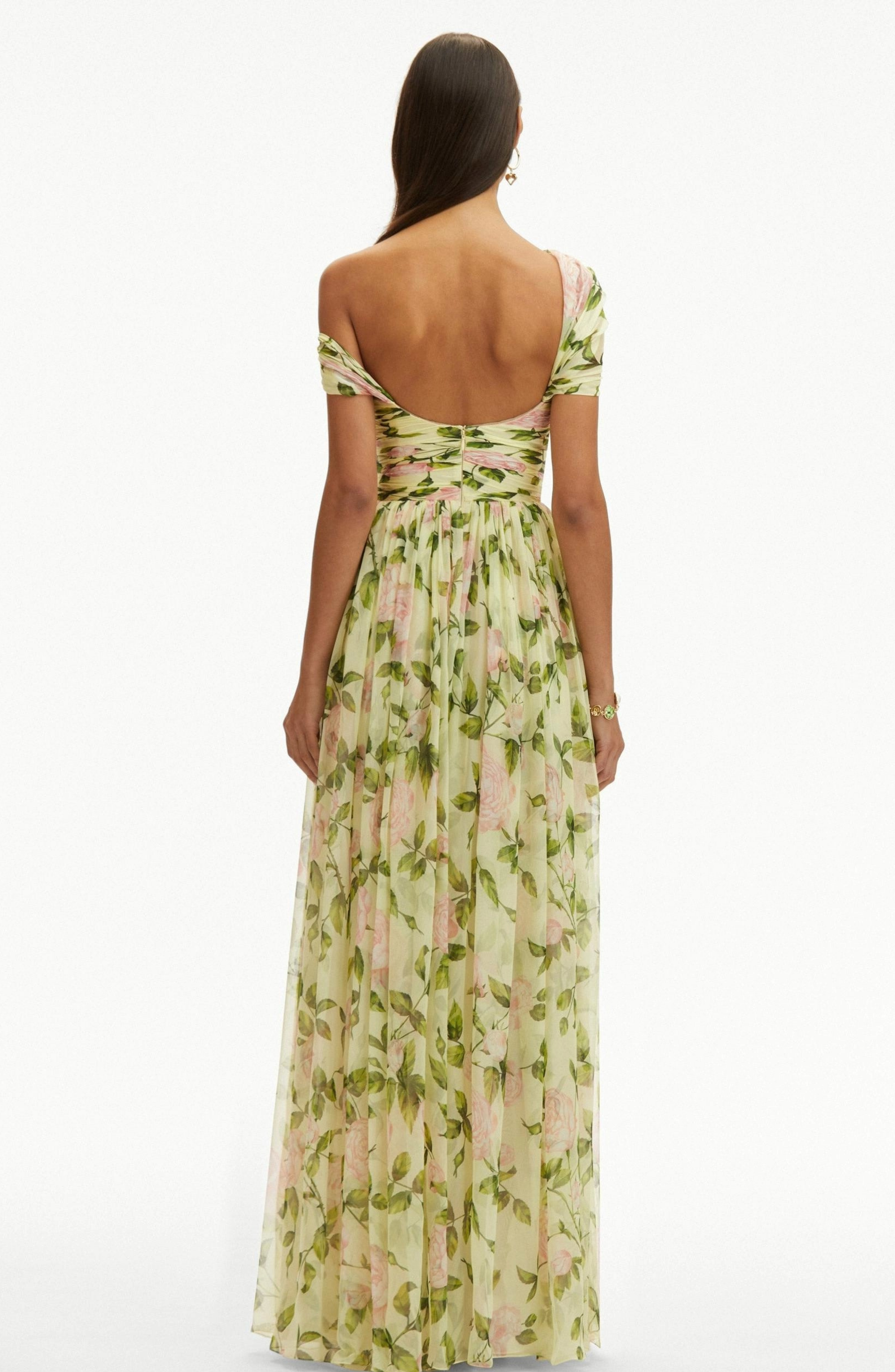 Tuscany Bloom Gown Maxi Dress