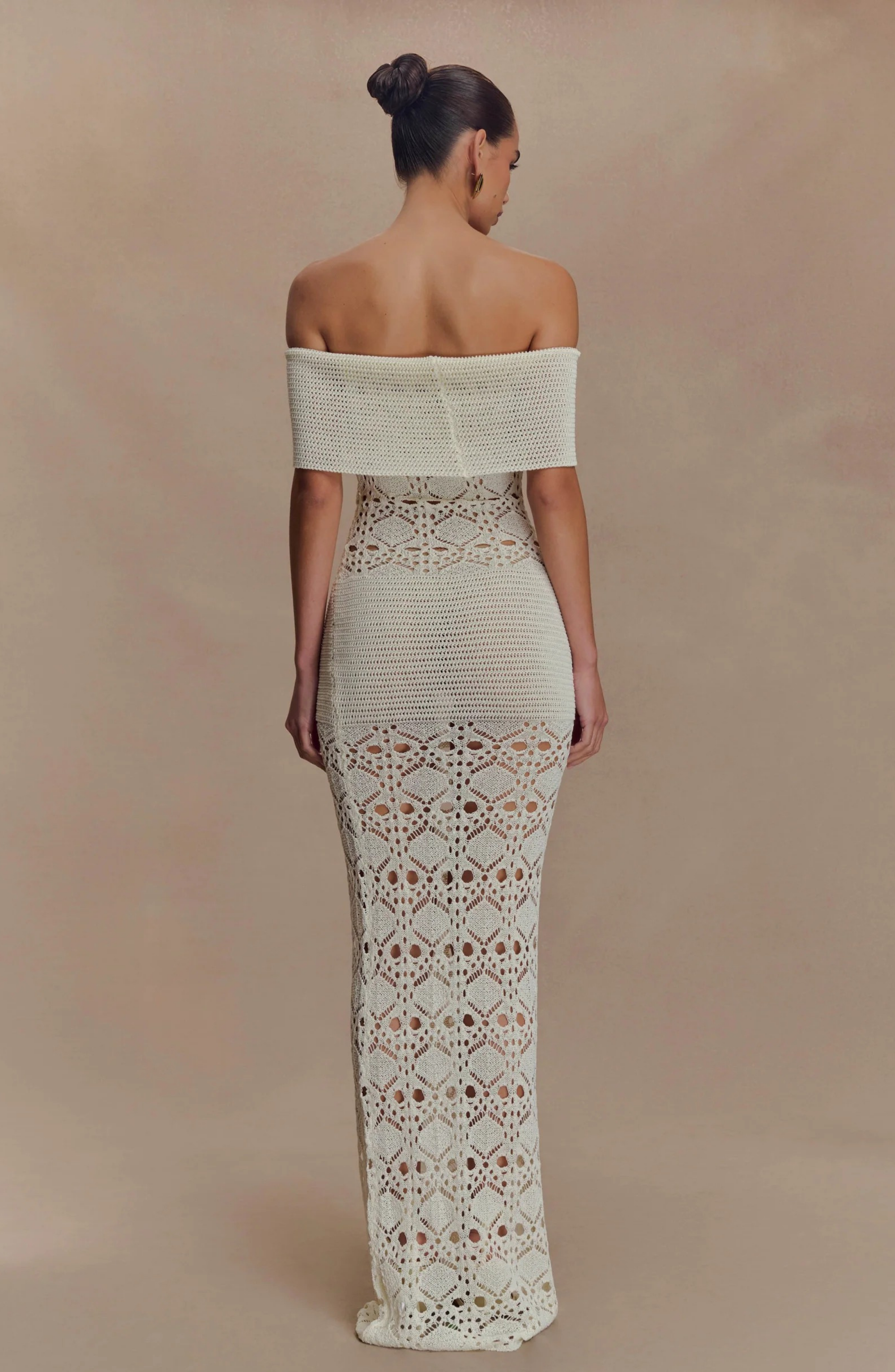Mykonos Ivory Gown Maxi Dress