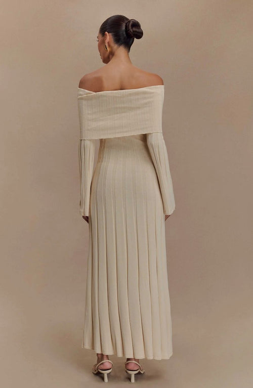 Alonza Long Sleeve Knit Midi Dress