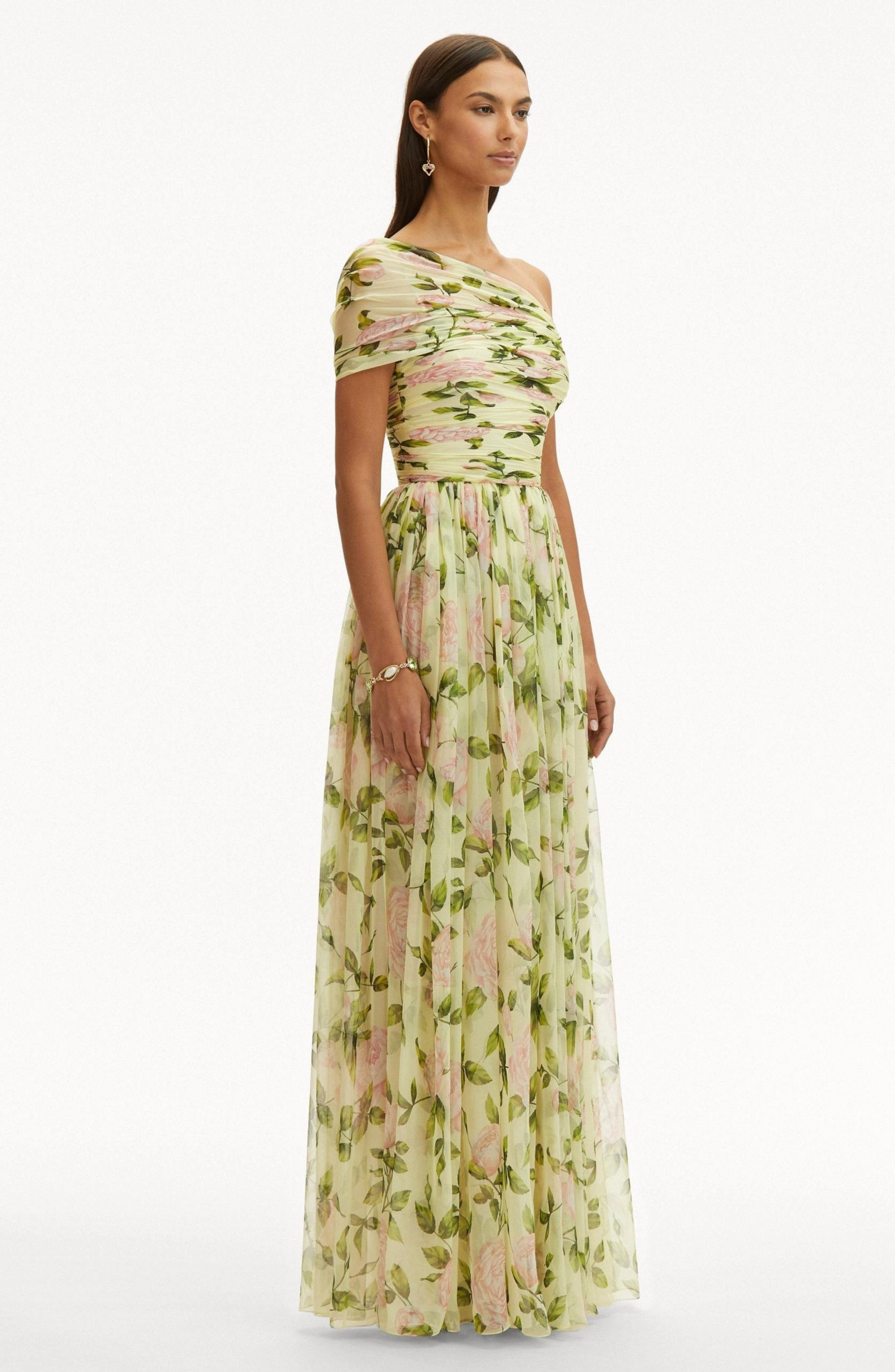 Tuscany Bloom Gown Maxi Dress