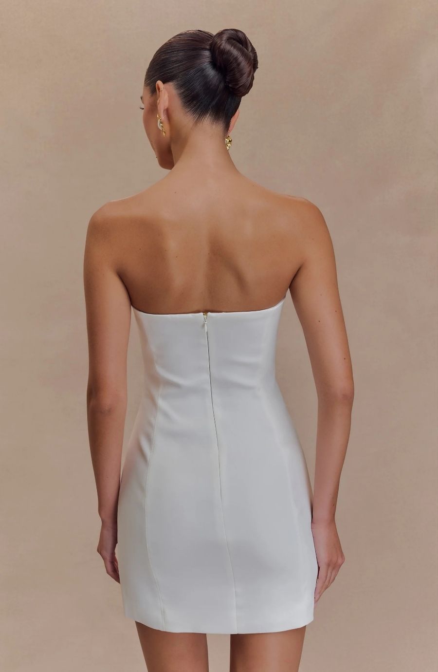 Muse Strapless Sculpted Bodycon Mini Dress