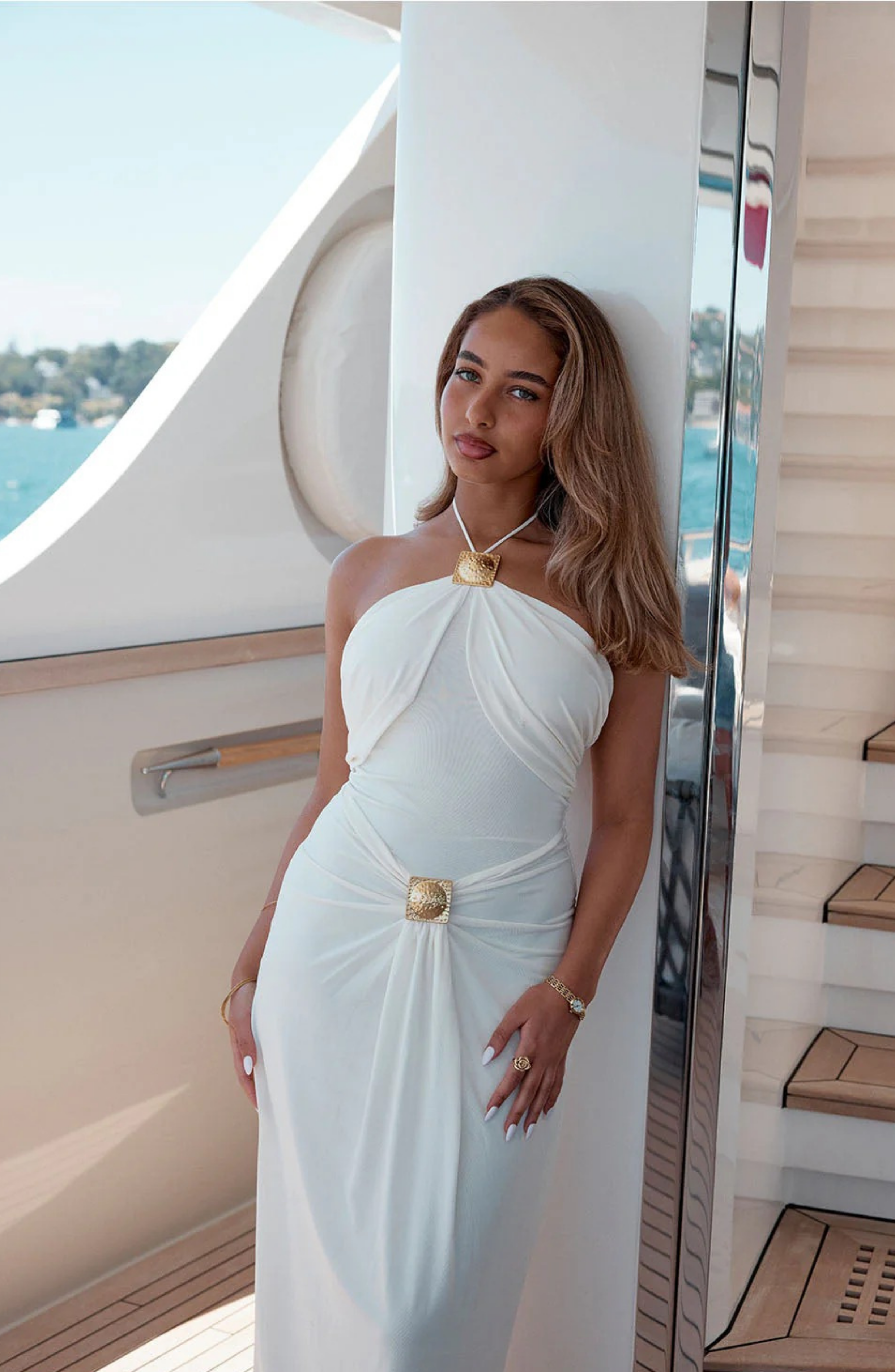 Athens Luxe Maxi Dress