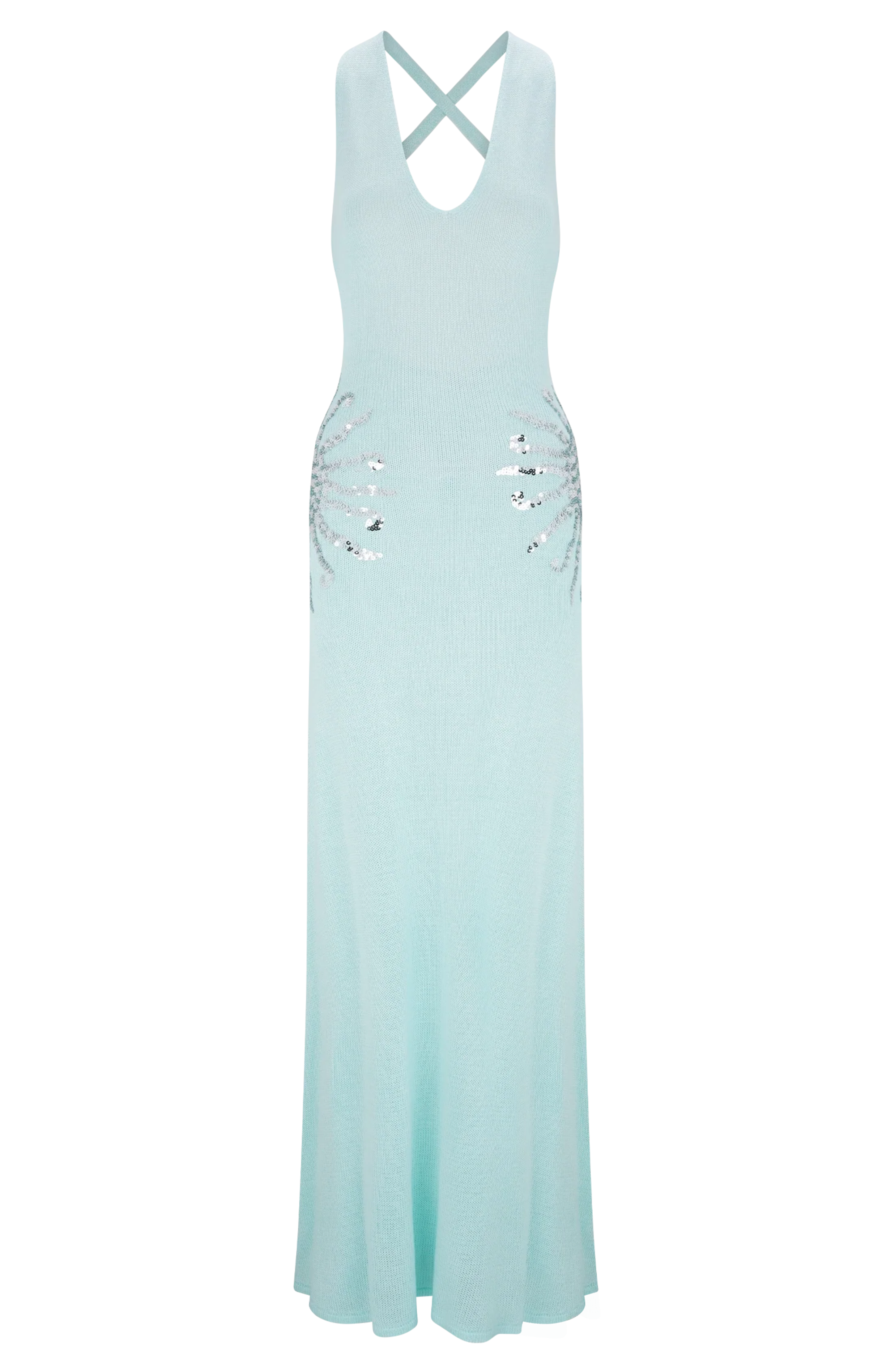 Capri Sea Gown Maxi Dress