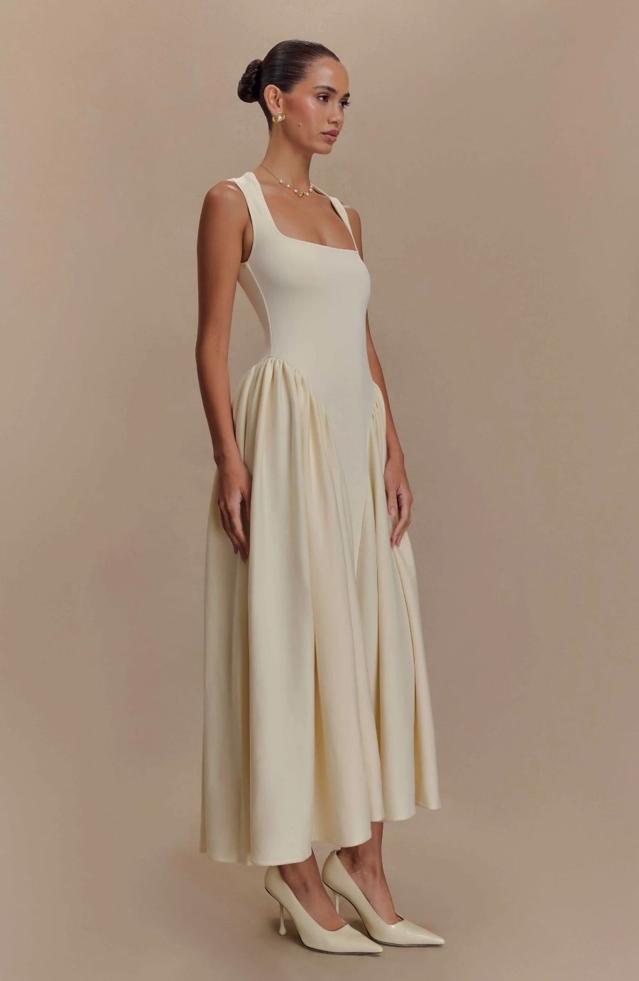 Sharon Scuba Jersey Midi Dress