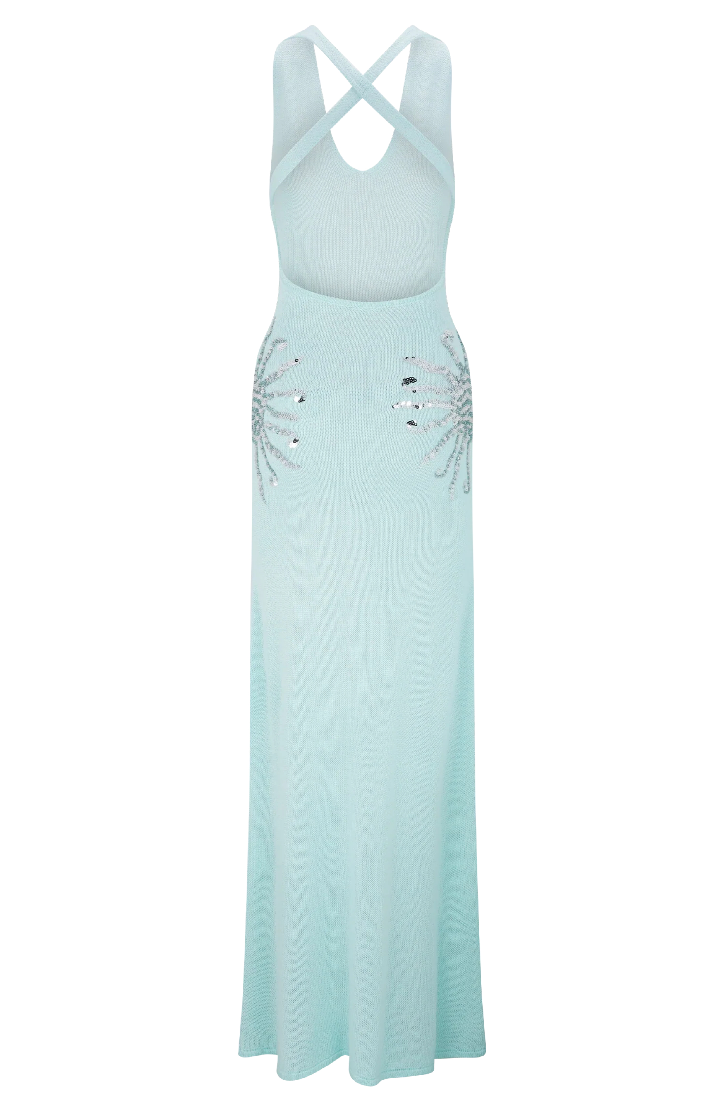 Capri Sea Gown Maxi Dress