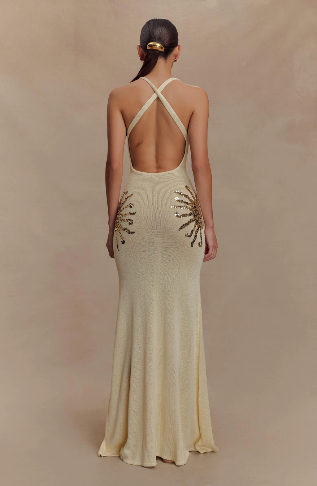 Capri Sea Gown Maxi Dress